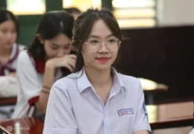 Thí sinh dự thi tốt nghiệp THPT năm 2024 tại TP HCM. Ảnh: Quỳnh Trần